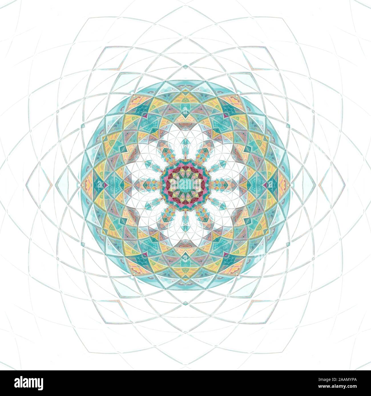 Shade green hexagon pattern hi-res stock photography and images - Alamy