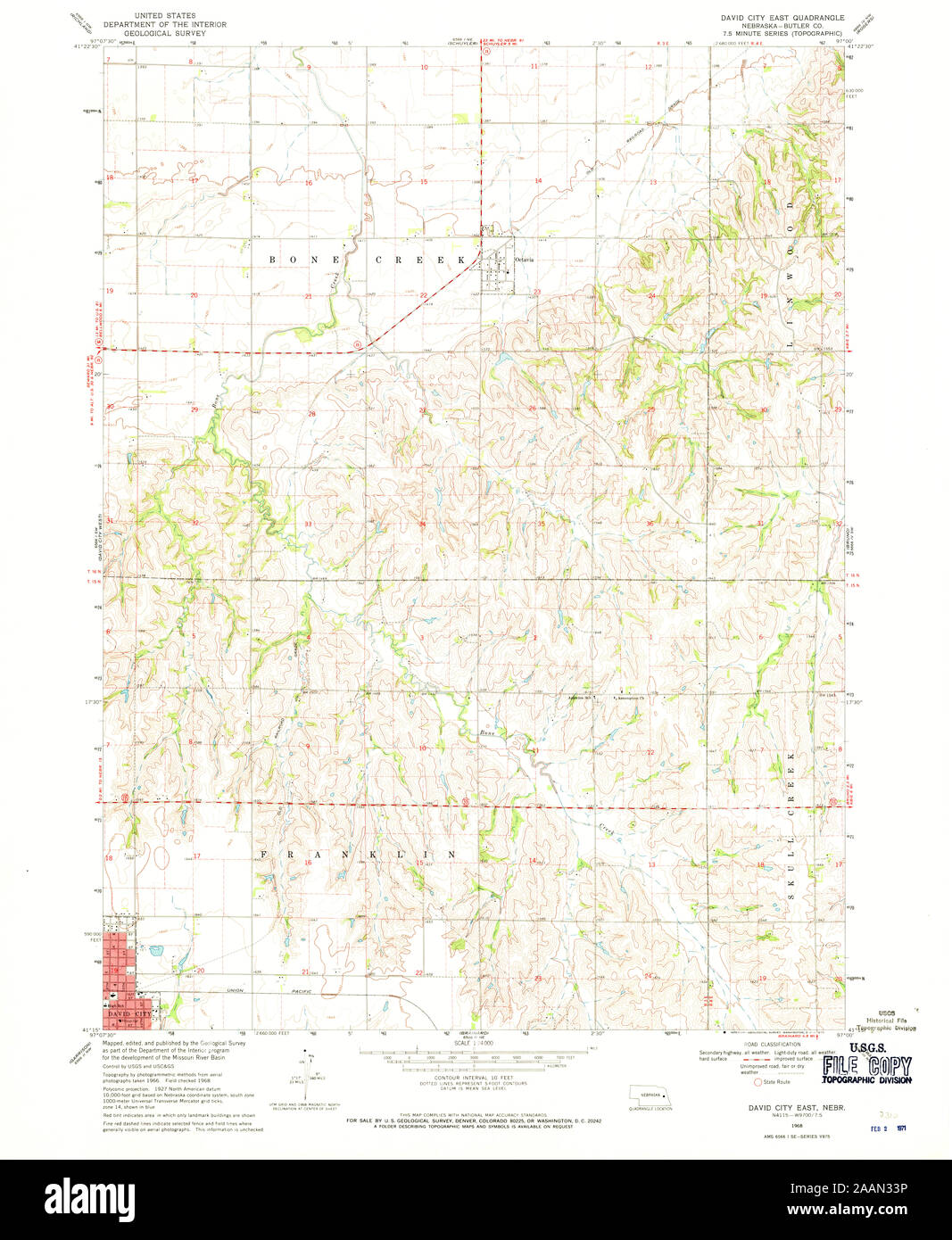 David city nebraska map Cut Out Stock Images & Pictures Alamy