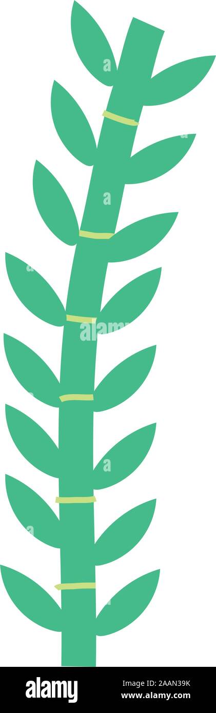 branch with leafs plant icon Stock Vector Image & Art - Alamy
