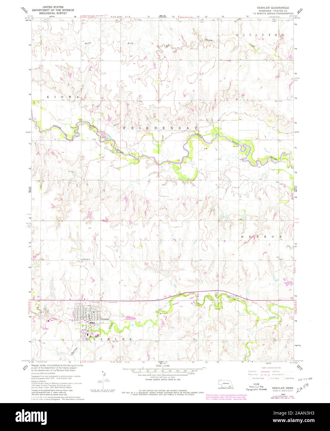 Deshler nebraska map Cut Out Stock Images & Pictures Alamy