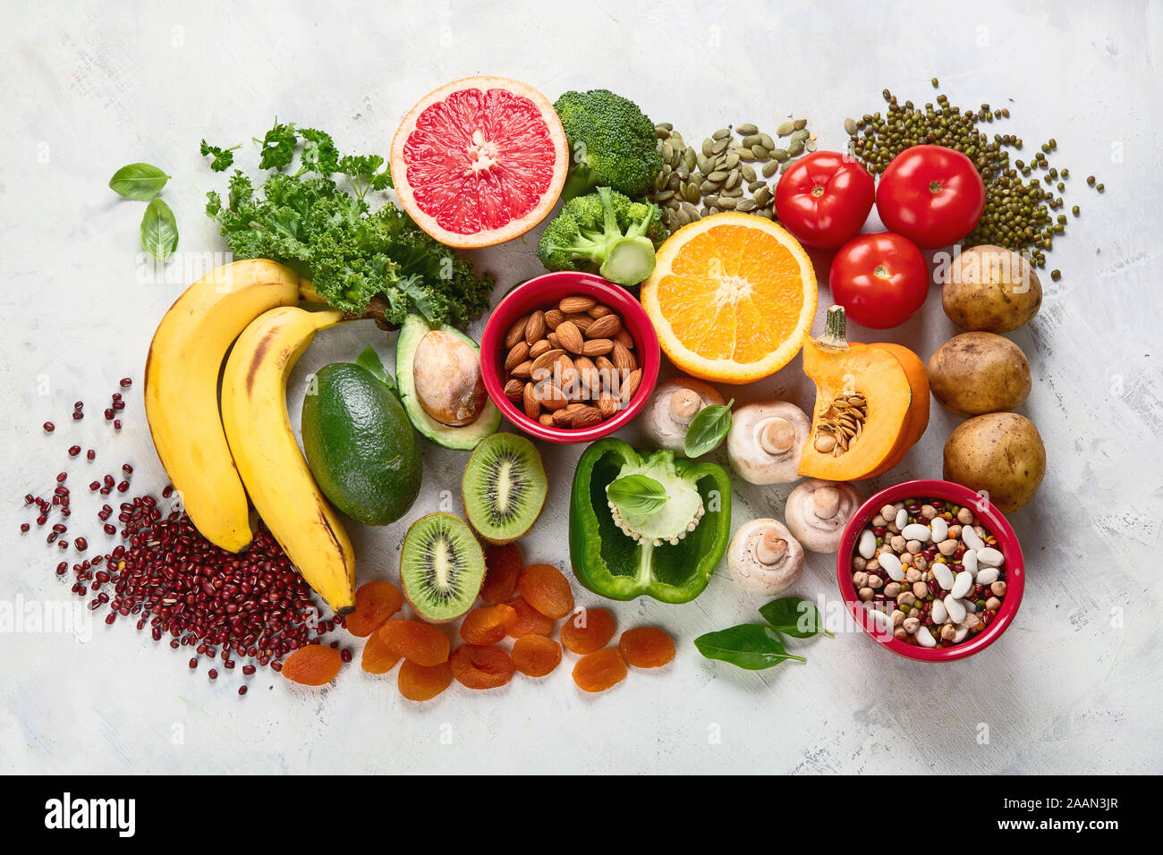 Healthy foods high in potassium. Products containing vitamins