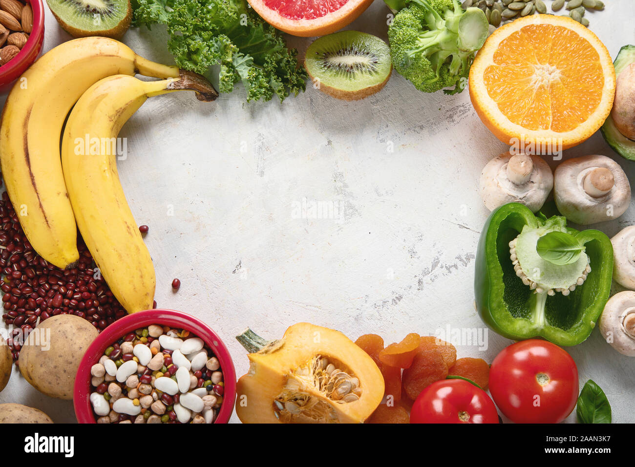 Healthy foods high in potassium. Products containing vitamins