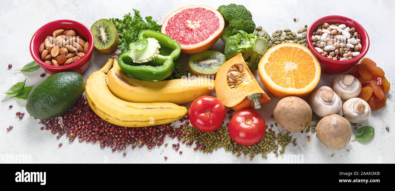 Healthy foods high in potassium. Products containing vitamins