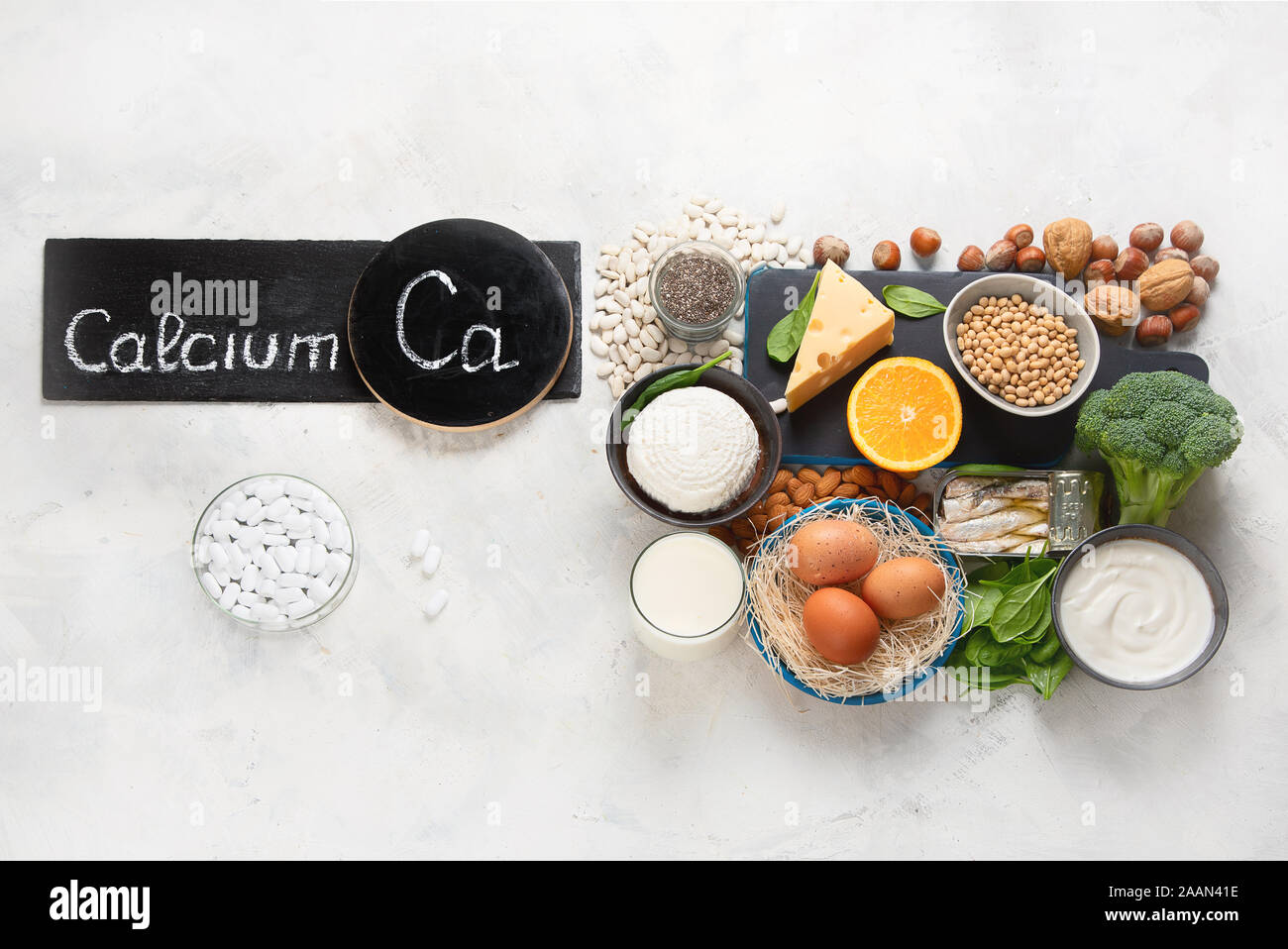 Foods High in Calcium for bone health, muscle constraction, lower