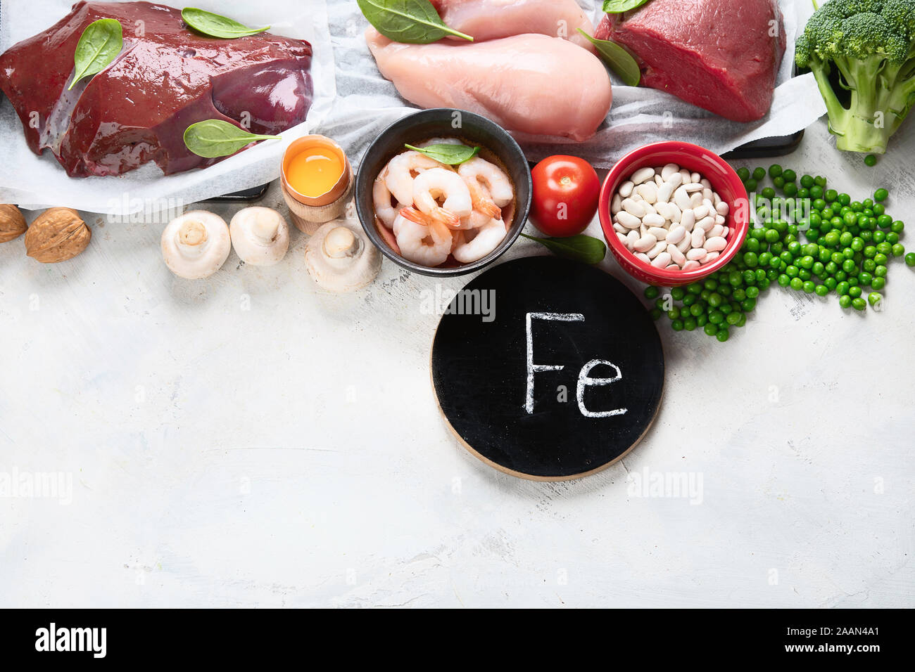 Foods high in Iron for boosts hemoglobin and red blood cell production