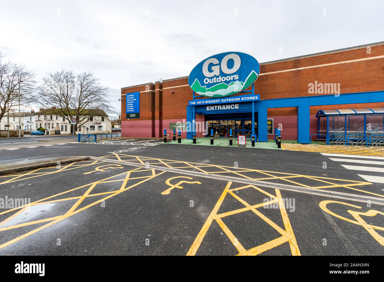 Go Outdoors. Out of town outdoor and activity goods store, Gloucester. UK Stock Photo