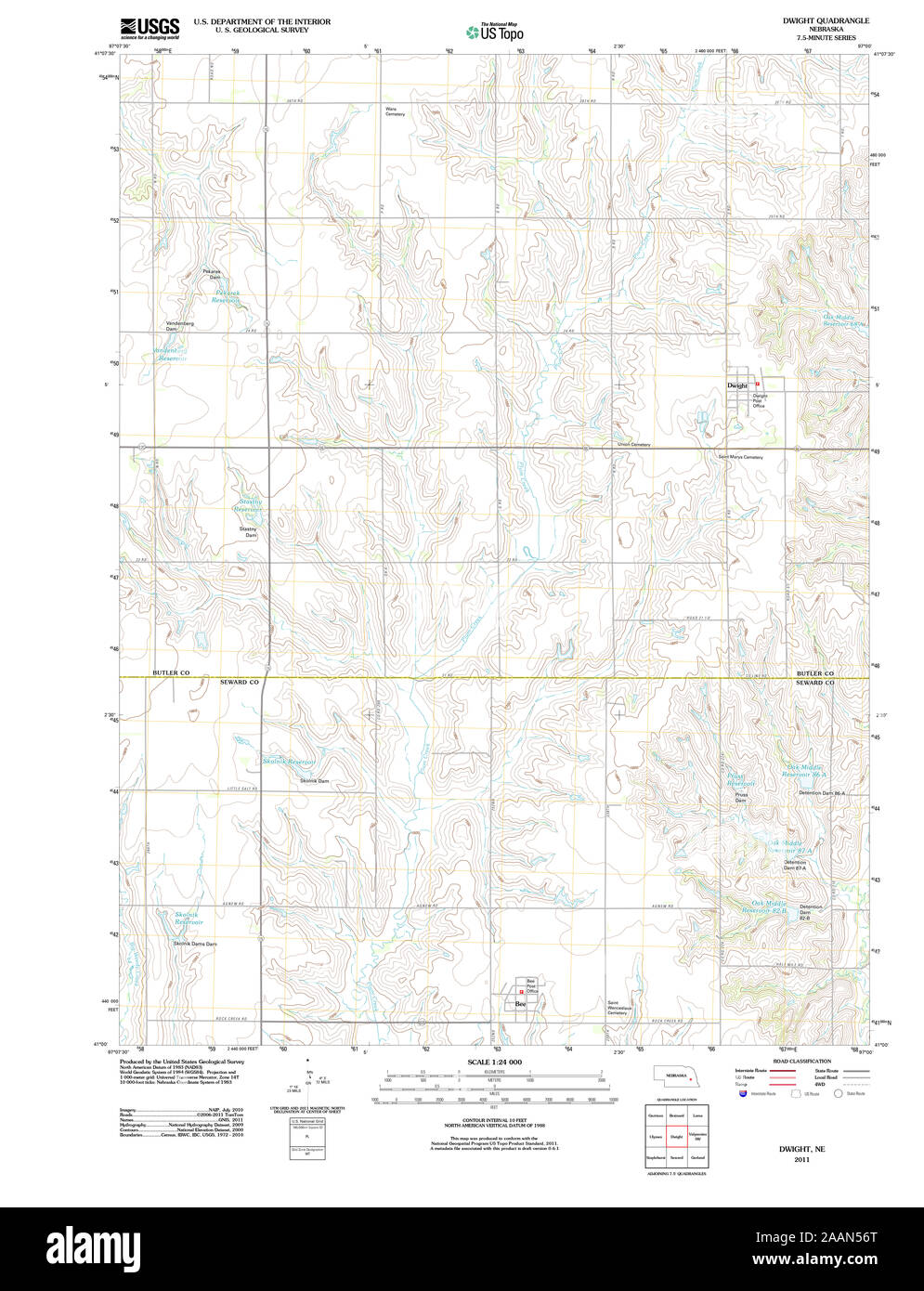 Dwight map Cut Out Stock Images & Pictures Alamy