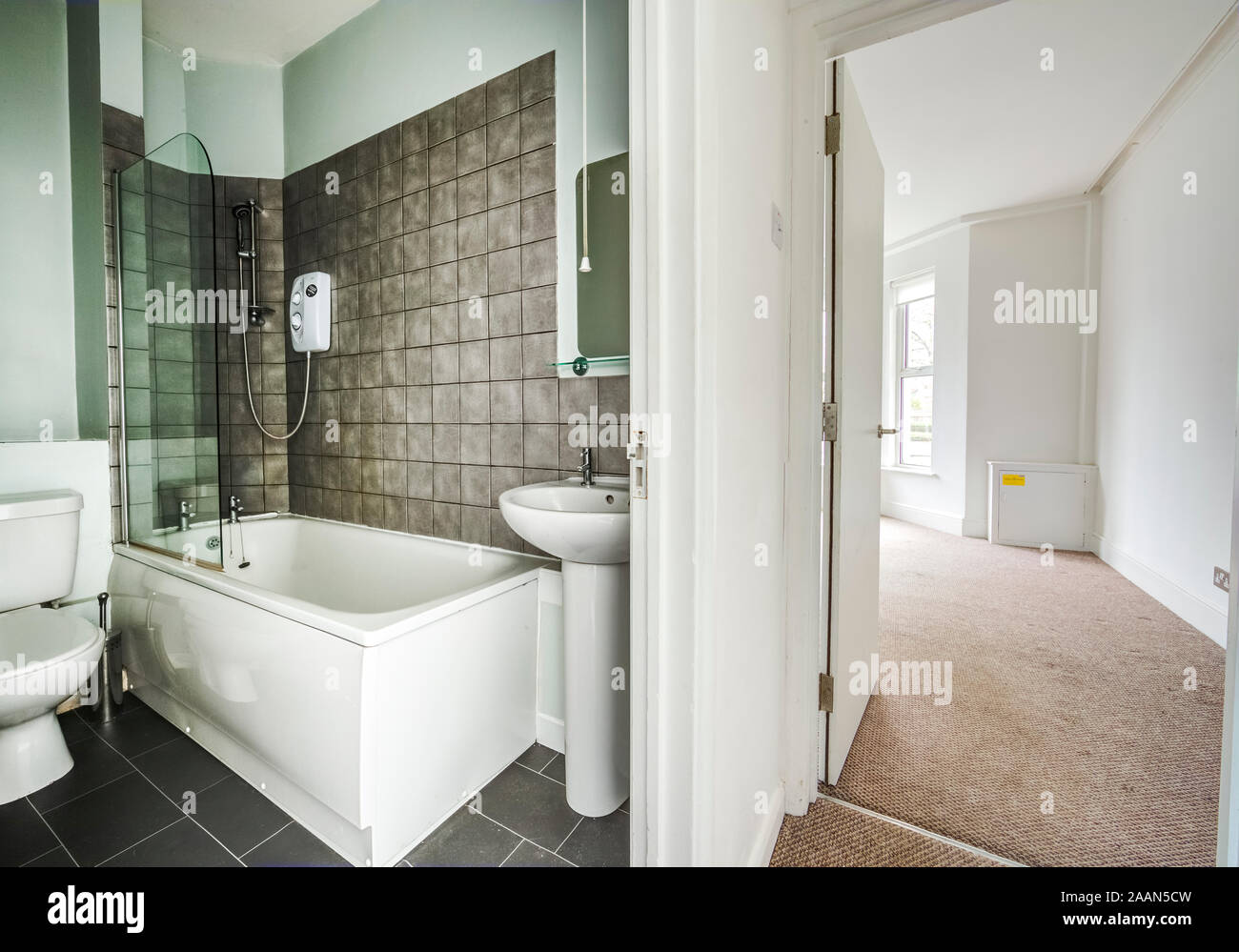 Flat interior, Trier Way, Gloucester. GL1 Stock Photo