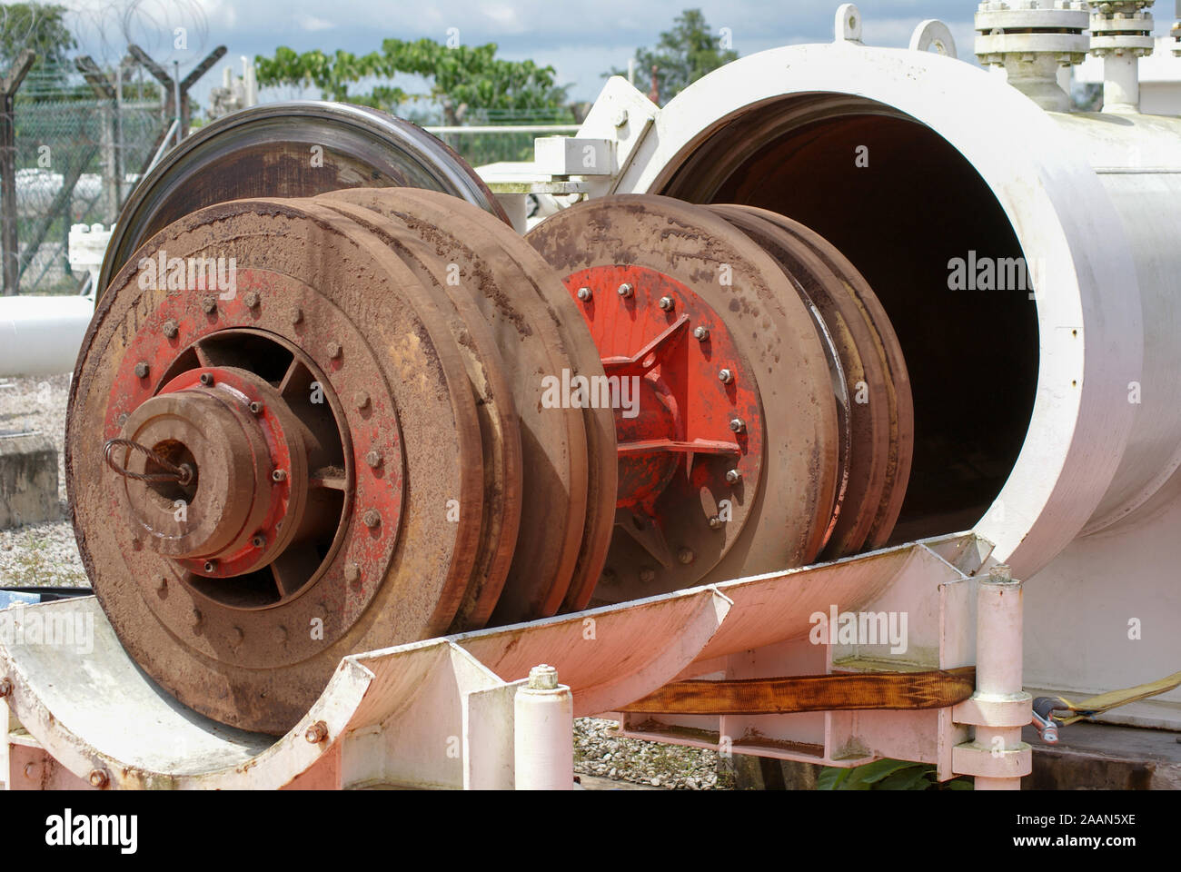 Natural Gas PIG or Piping Inspection gauge. Used to clean large