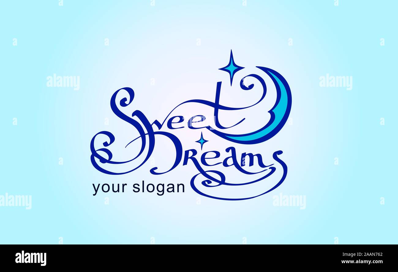 logo-sweet-dreams-icon-element-template-design-logos-business-card-template-stock-vector-image-art-alamy