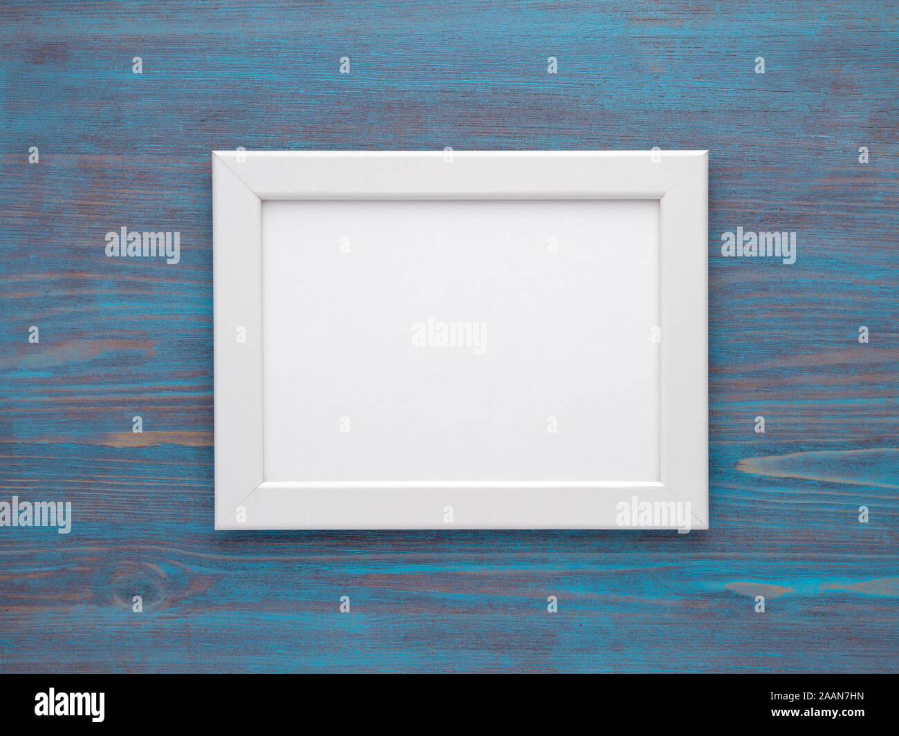 mocap frames for photo on wooden blue background Stock Photo