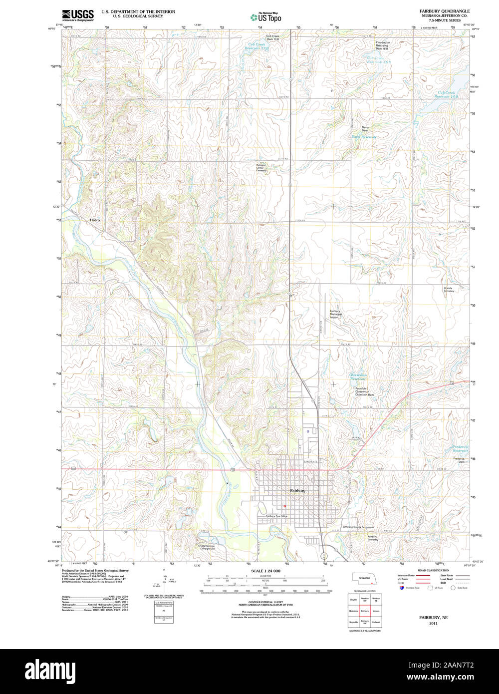 Map of fairbury hires stock photography and images Alamy