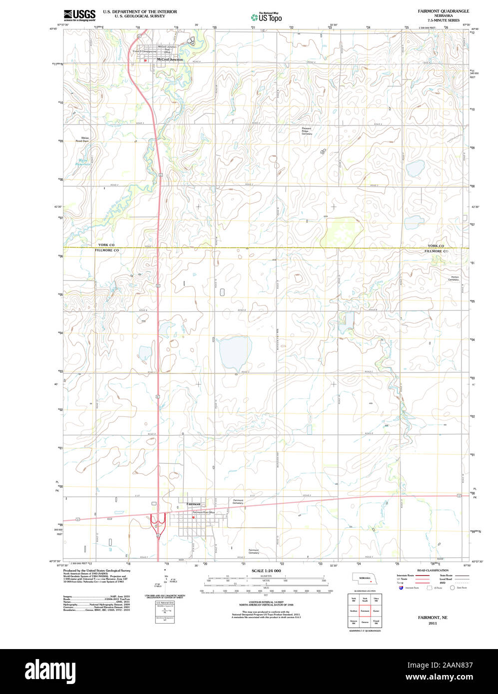 Fairmont map Cut Out Stock Images & Pictures Alamy