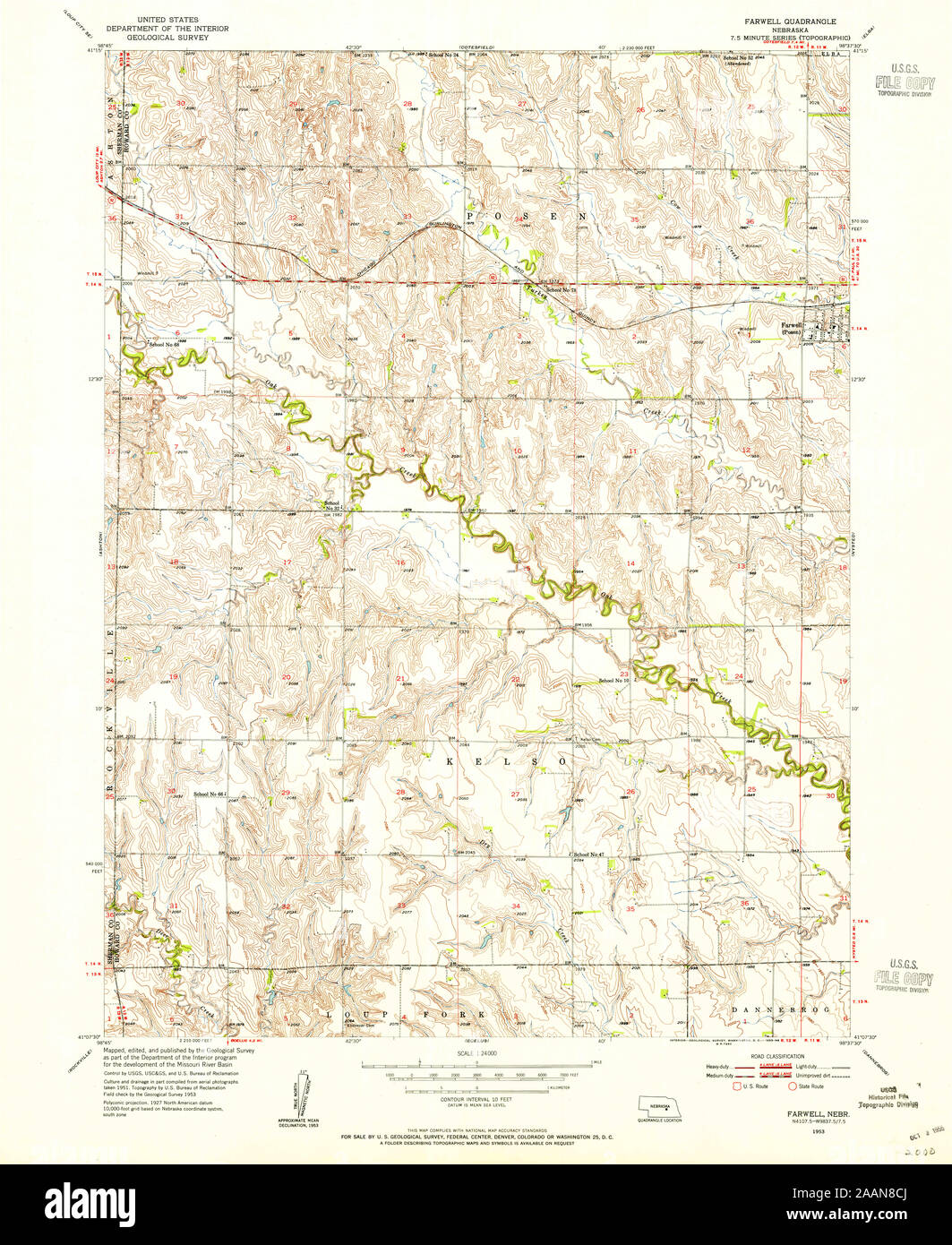 Map of farwell hires stock photography and images Alamy