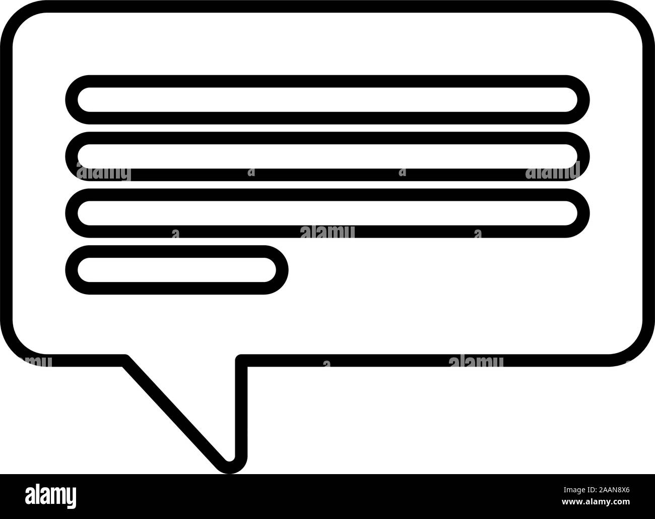 speech bubble on white background vector illustration design Stock ...
