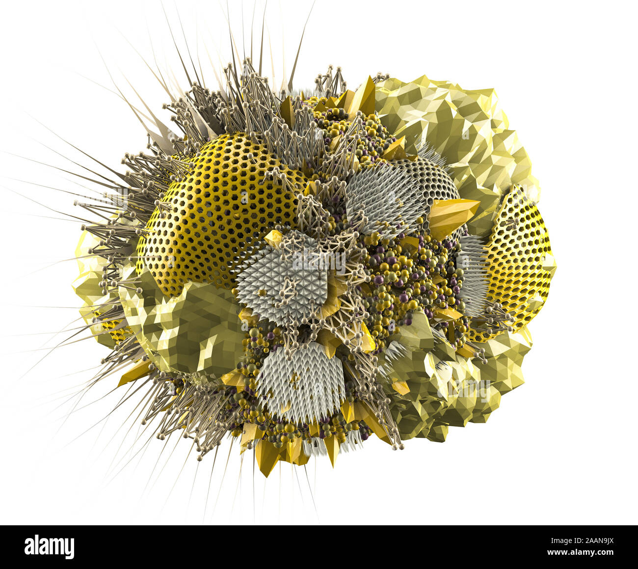 The abstract form. 3d rendering 3d illustration Stock Photo - Alamy