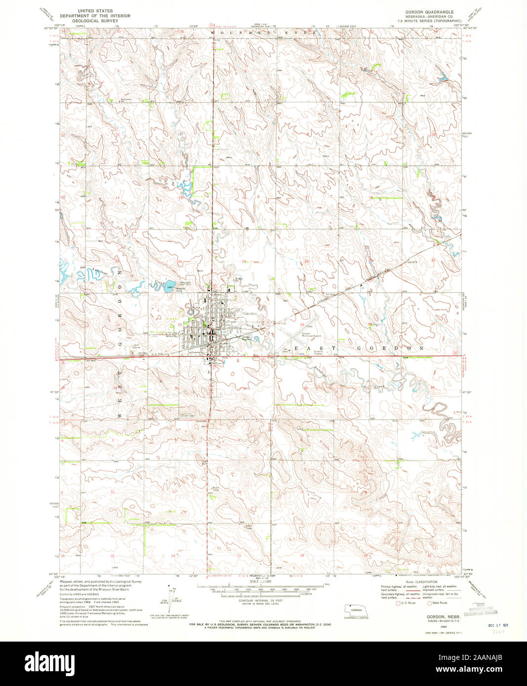 Gordon nebraska map Cut Out Stock Images & Pictures Alamy