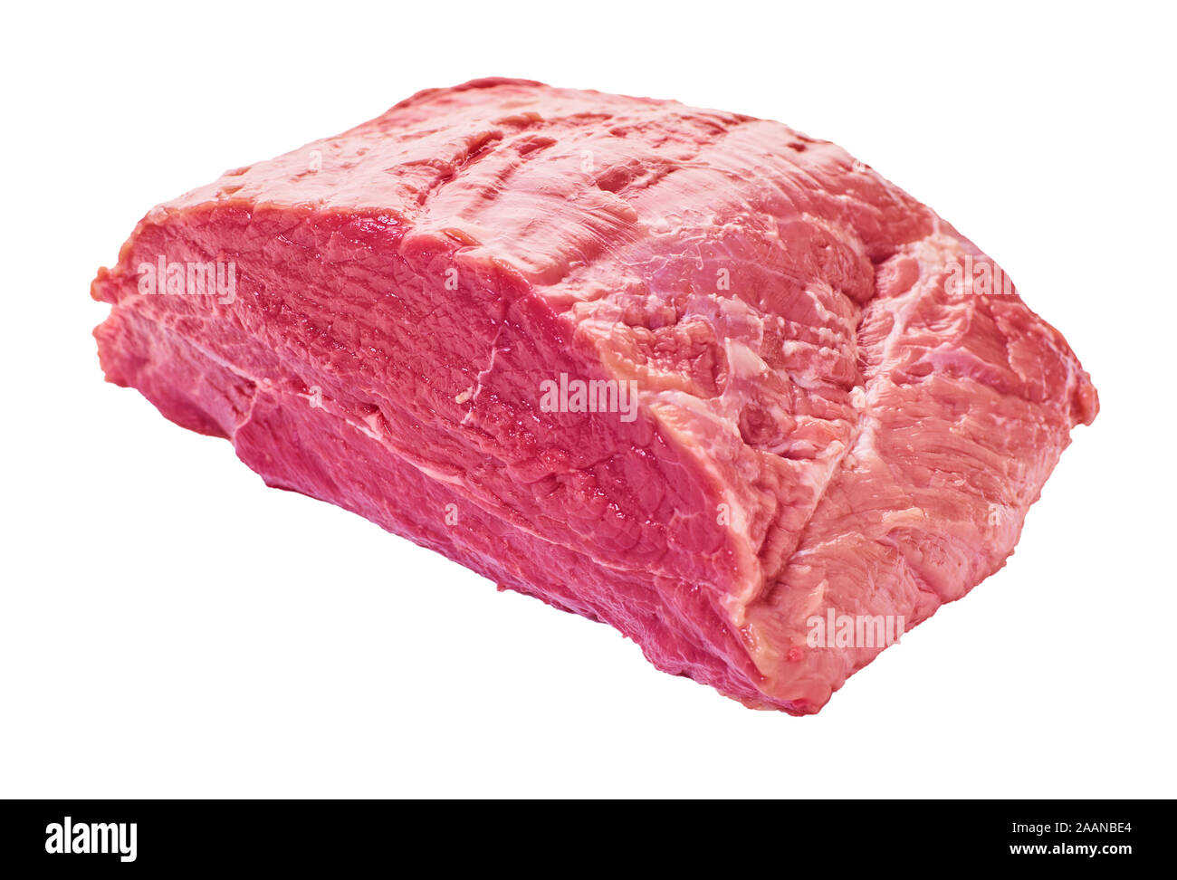 fresh raw meat on a white isolated background Stock Photo - Alamy