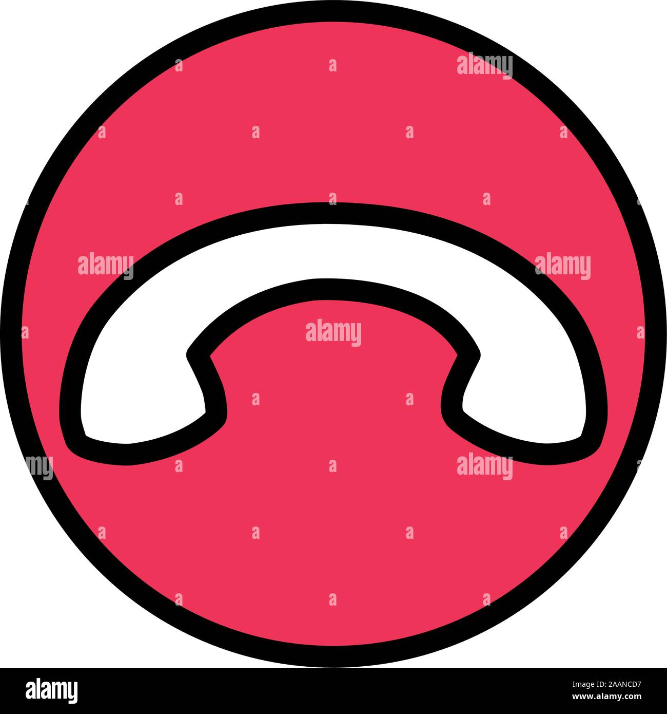Circle slash NO symbol - Openclipart