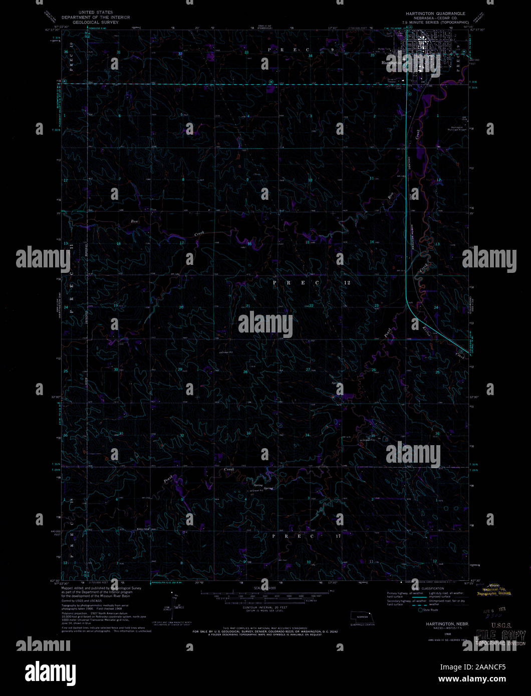 Hartington map hires stock photography and images Alamy