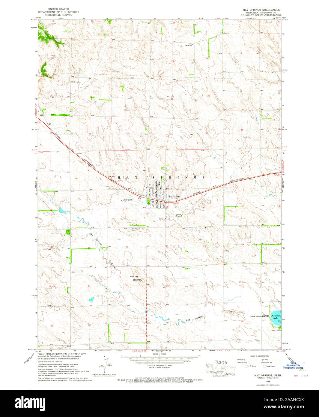 Map of hay springs nebraska hires stock photography and images Alamy