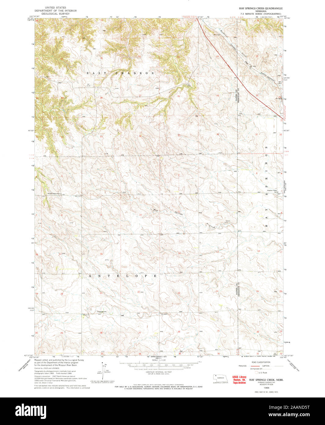 Map of hay springs hires stock photography and images Alamy