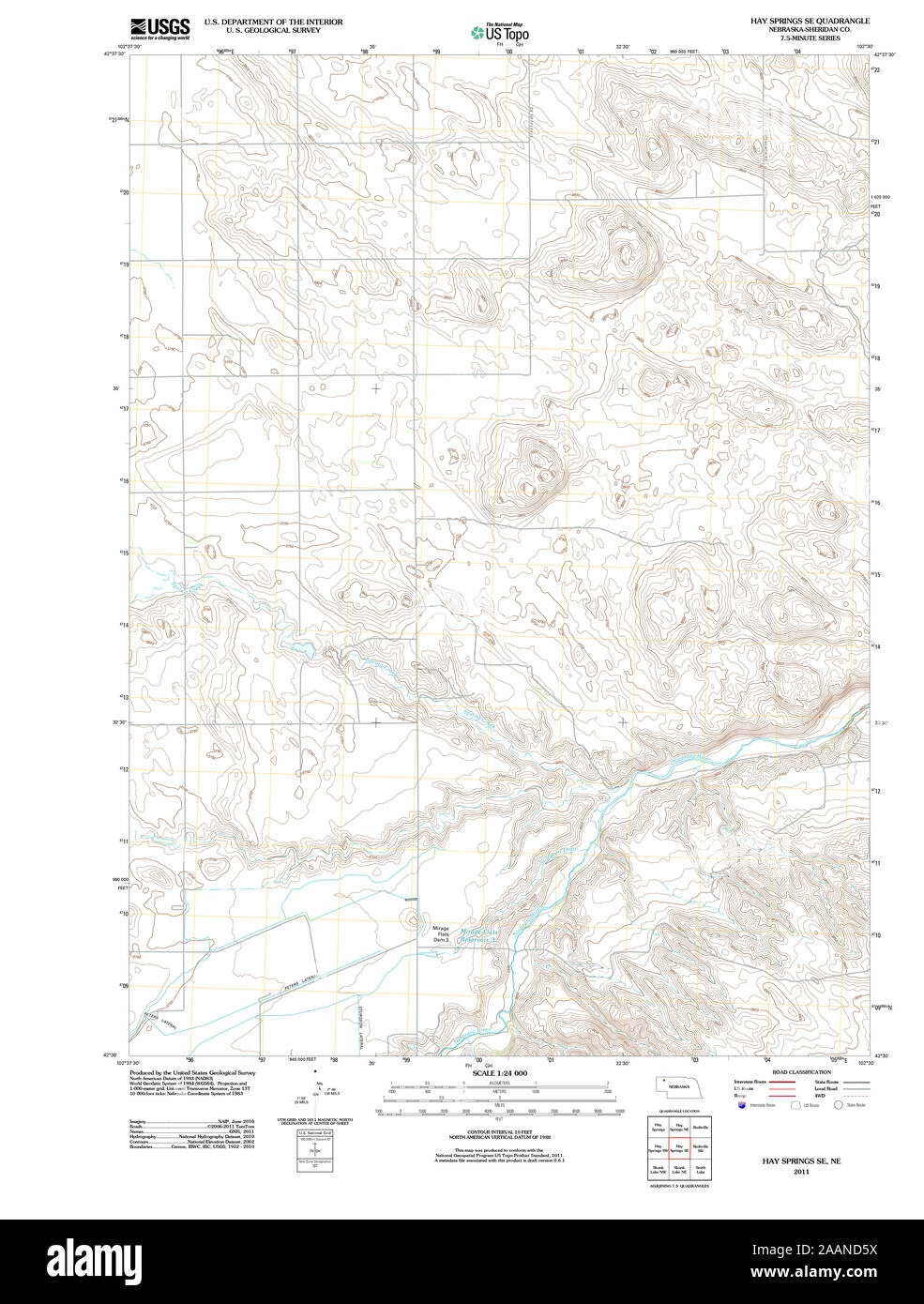 Hay springs nebraska map hi-res stock photography and images - Alamy