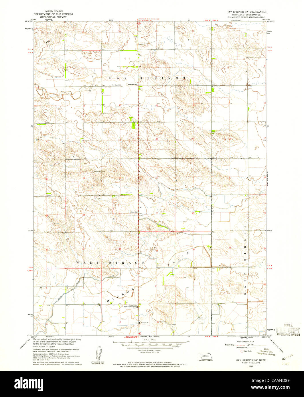 Map of hay springs hires stock photography and images Alamy