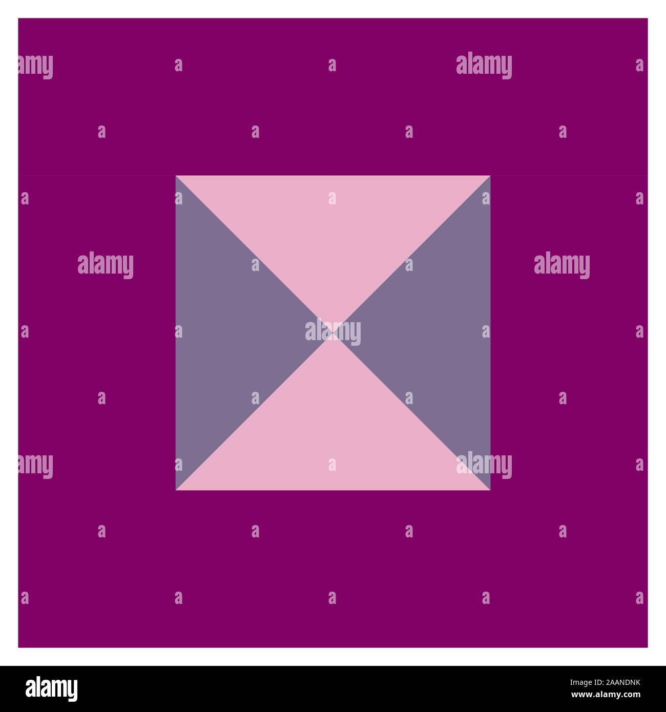 Barn quilt pattern, Amish Patchwork design, Abstract geometric tiled trail Vector illustration Stock Vector