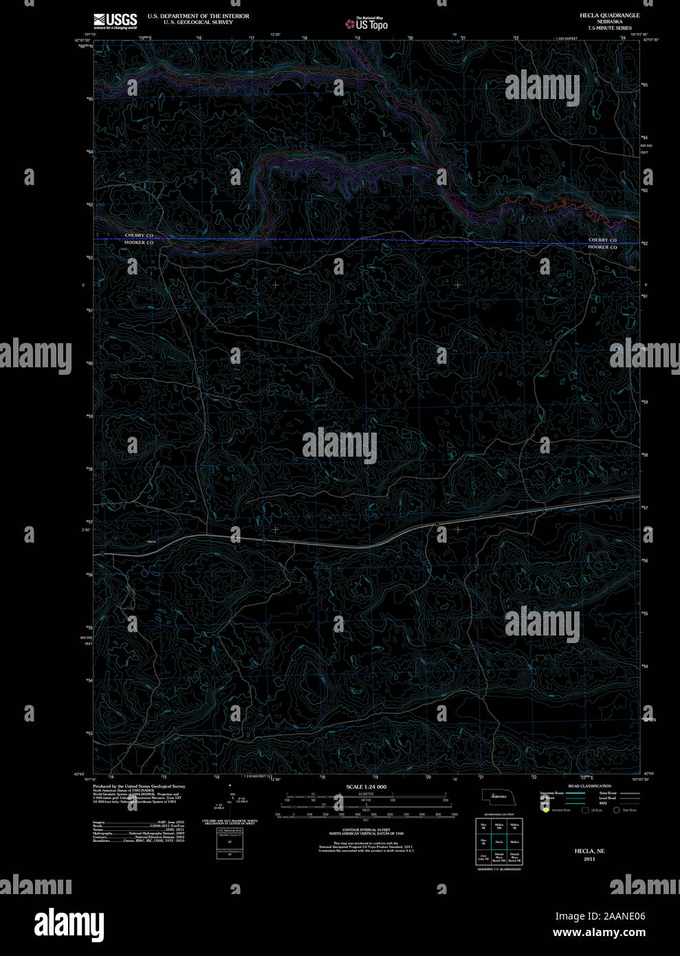 Map of hecla hires stock photography and images Alamy