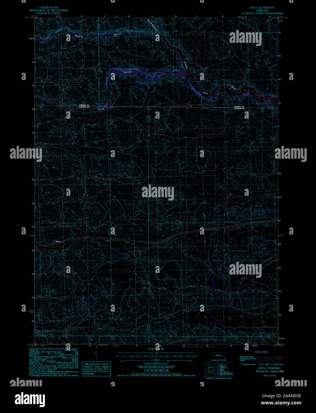 Map of hecla hires stock photography and images Alamy