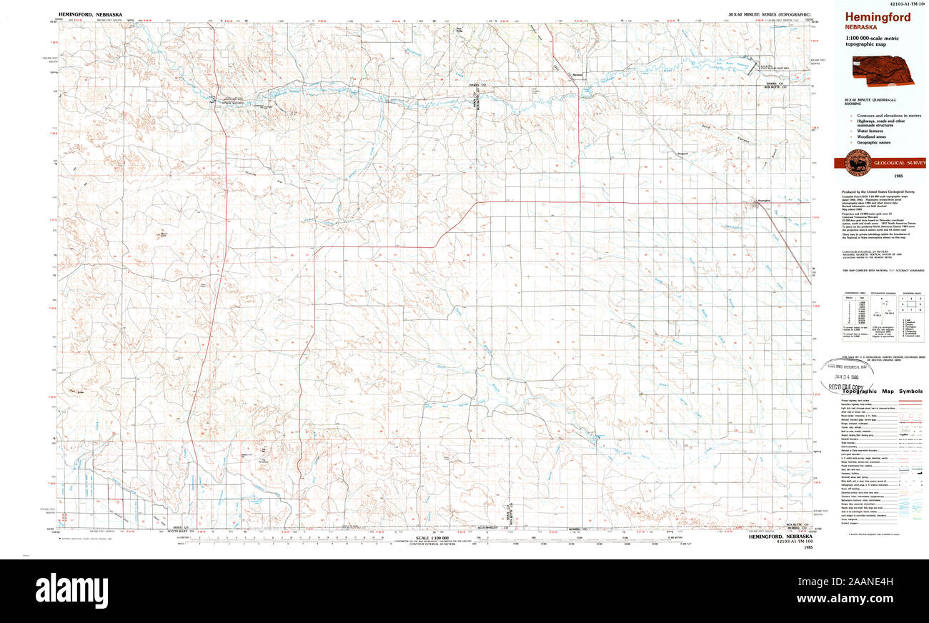 Map of hemingford hires stock photography and images Alamy
