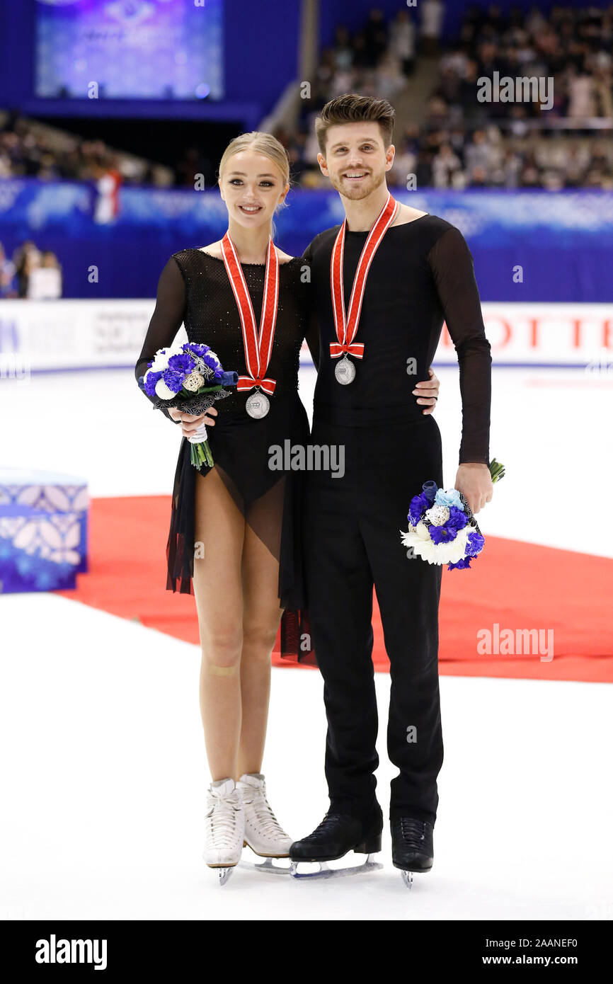 Makomanai Sekisuiheim Ice Arena Hokkaido Japan 23rd Nov 19 Alexandra Stepanova Ivan Bukin Rus November 23 19 Figure Skating Isu Grand Prix Of Figure Skating 19 Nhk Trophy Ice