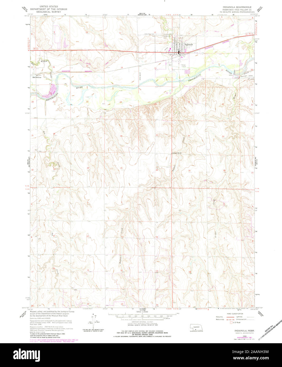 Indianola map Cut Out Stock Images & Pictures Alamy