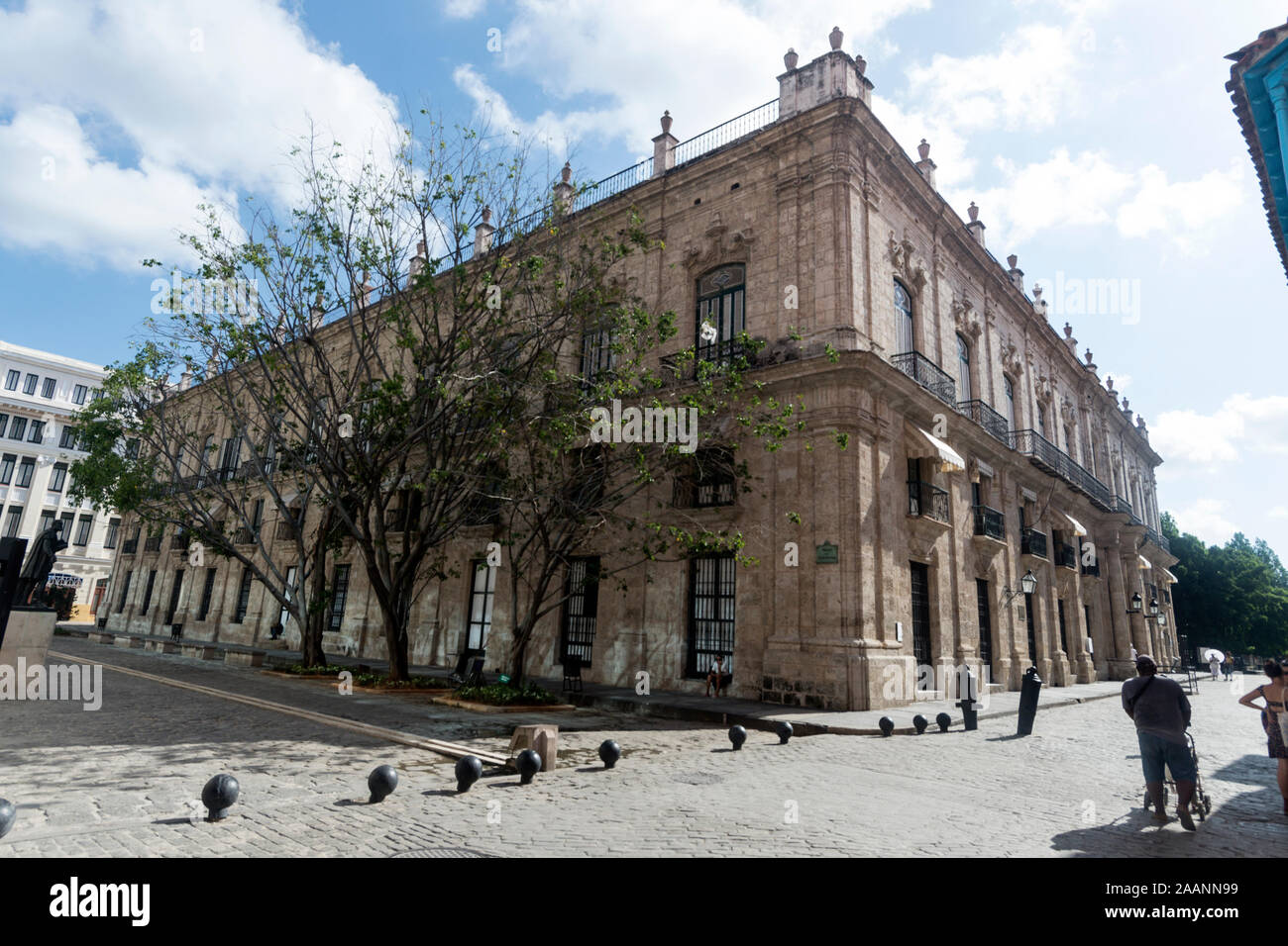 Palacio de los Capitanes Generales ( Havana History Museum) in Havana's old town ( Habana Vieja). It was the former official residence of the governor Stock Photo