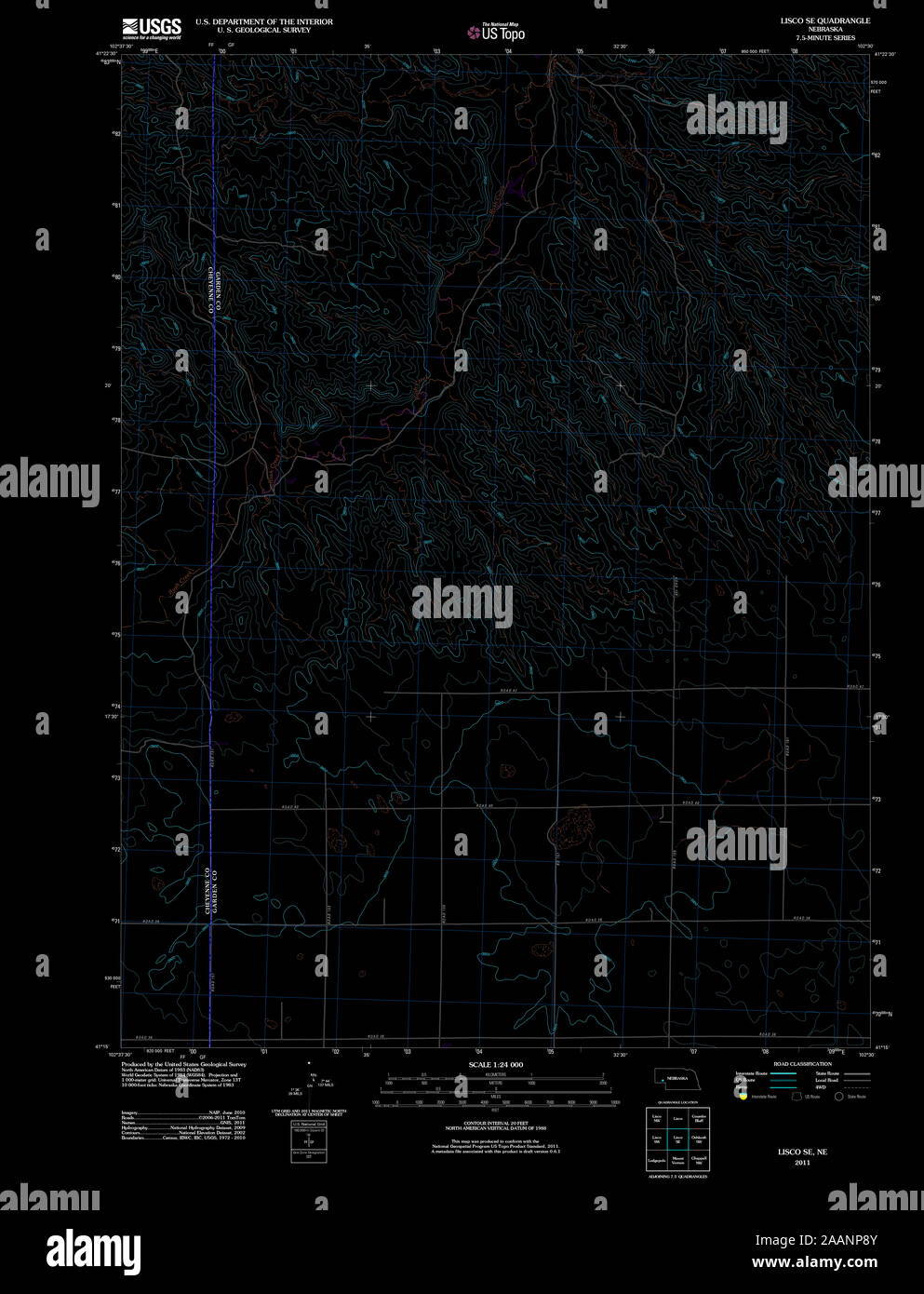 Map of lisco nebraska hires stock photography and images Alamy