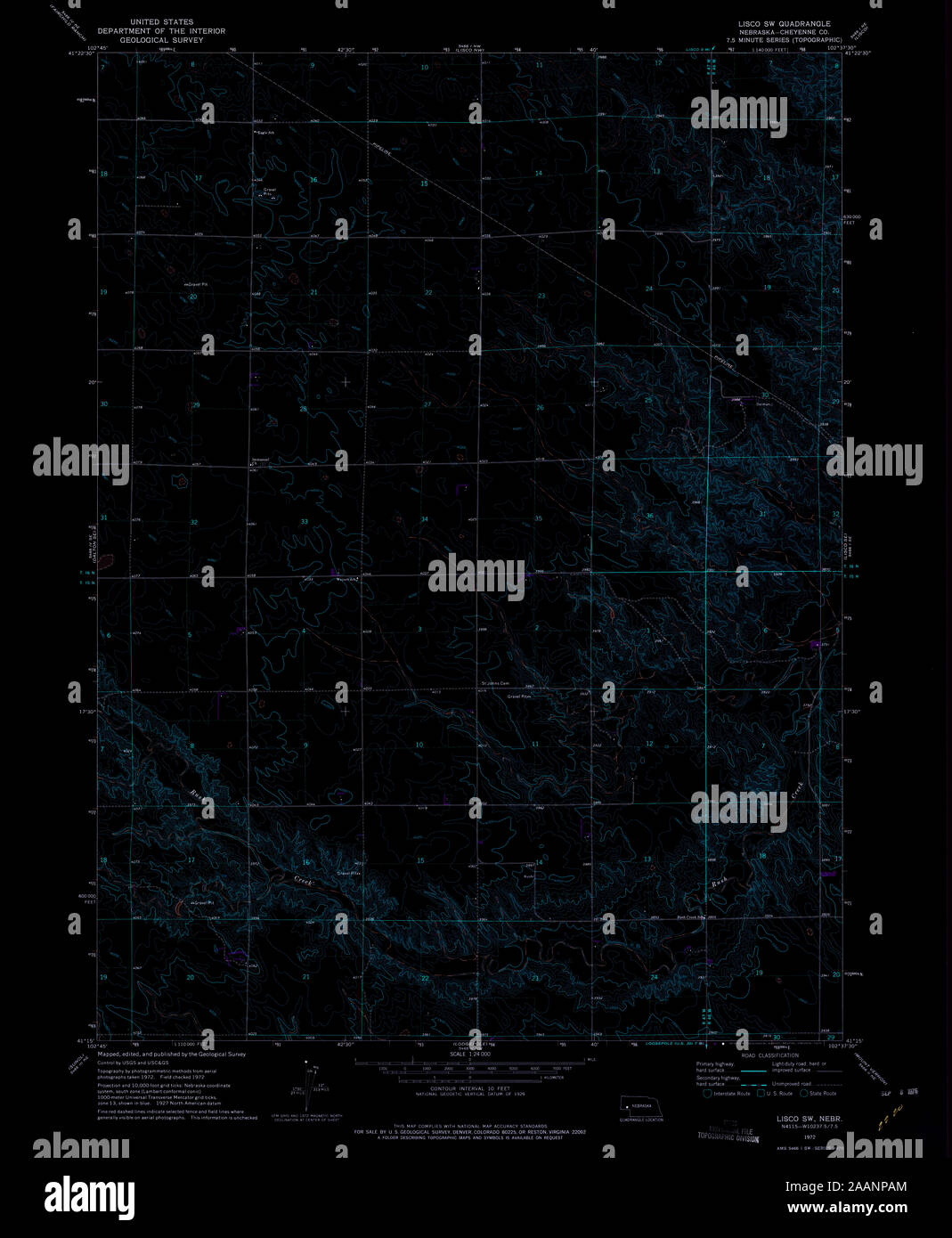 Lisco map hires stock photography and images Alamy