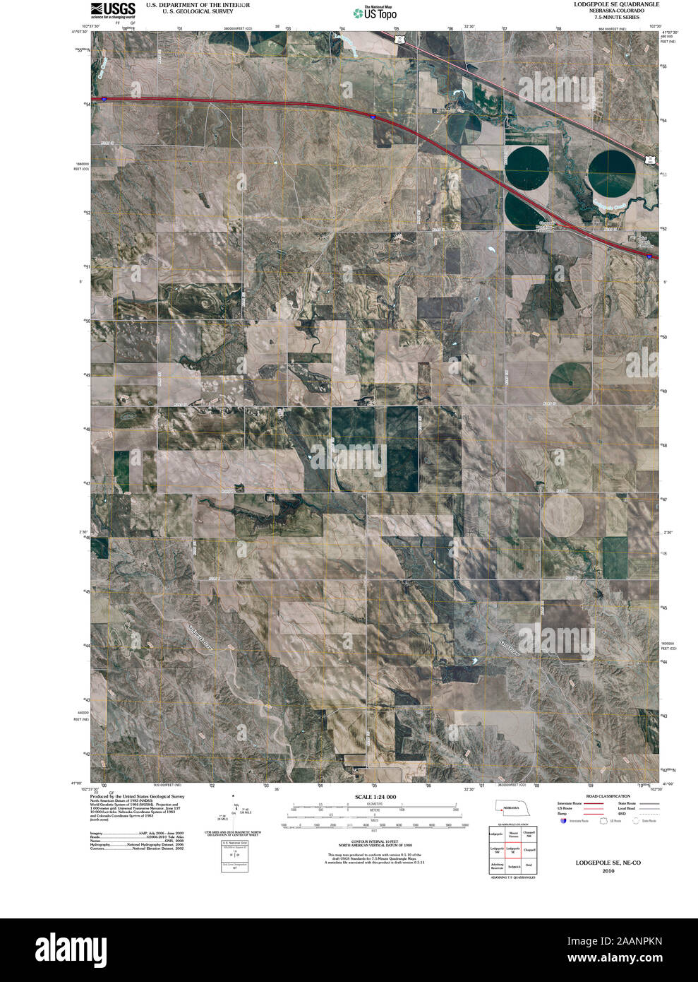 Map of lodgepole nebraska hires stock photography and images Alamy