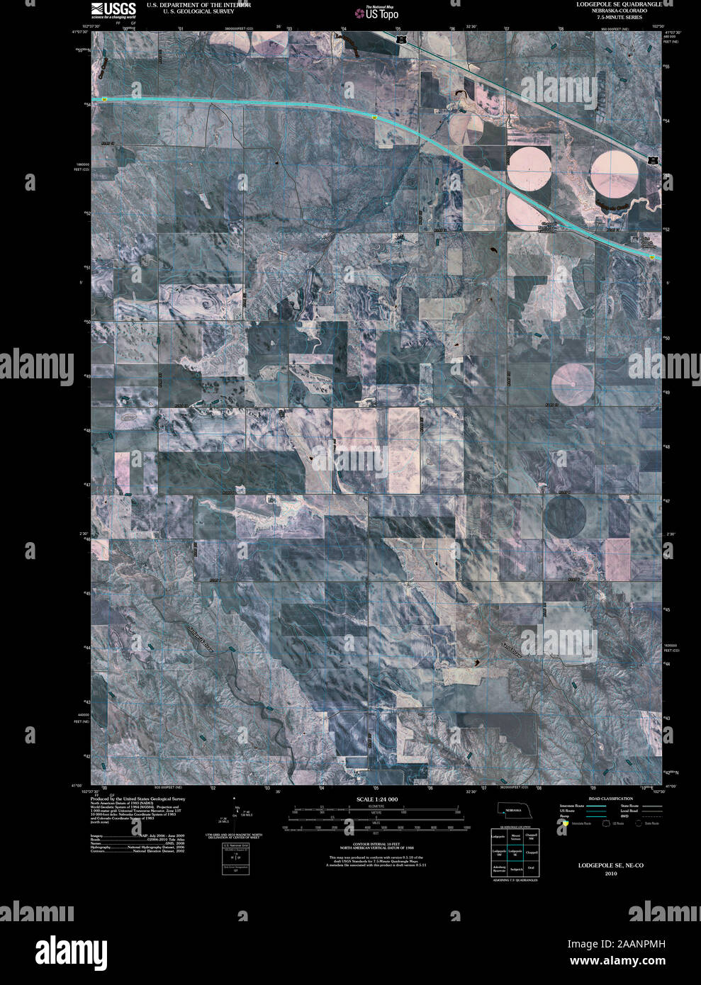 Lodgepole nebraska map hires stock photography and images Alamy