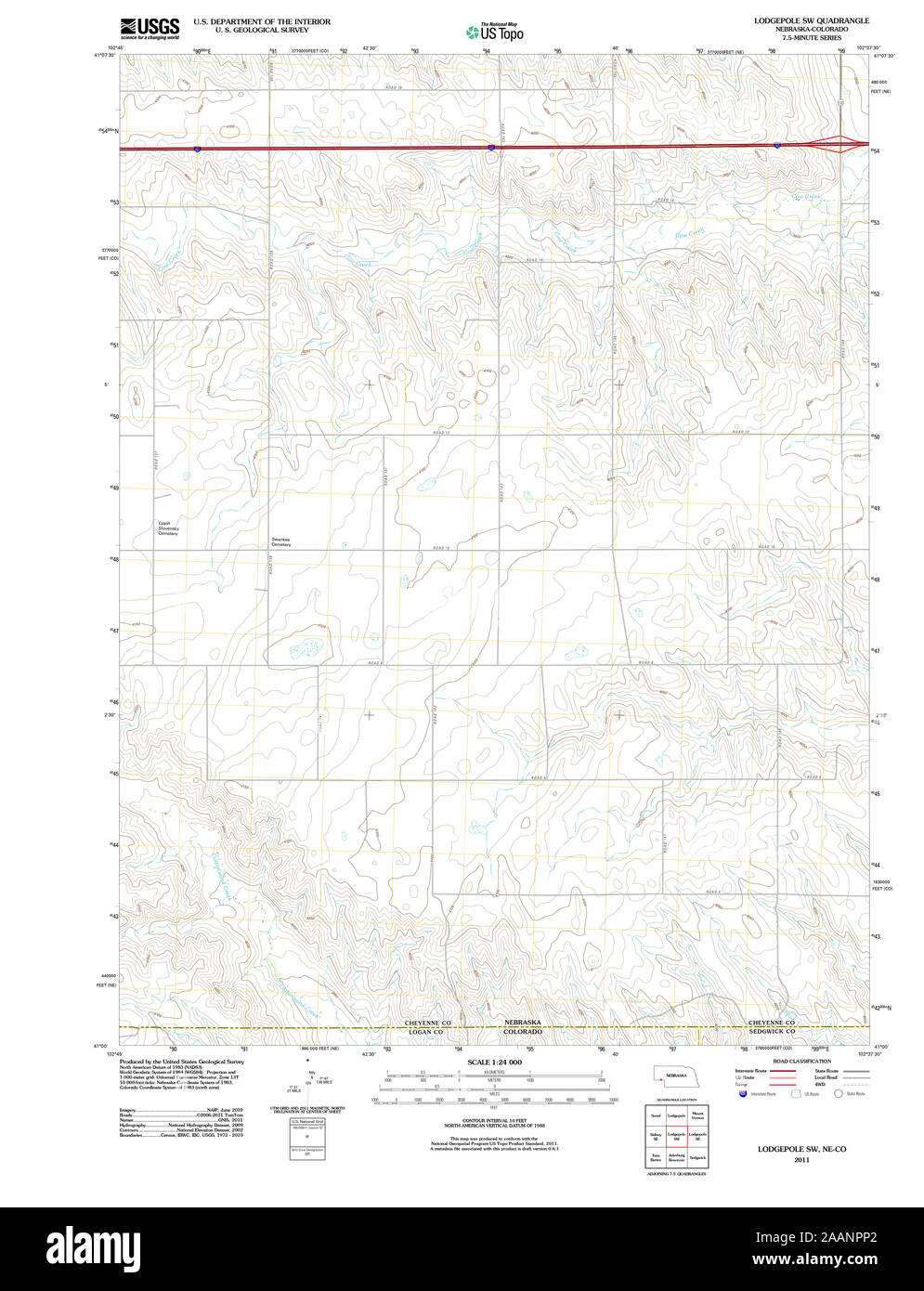 Lodgepole nebraska map hires stock photography and images Alamy