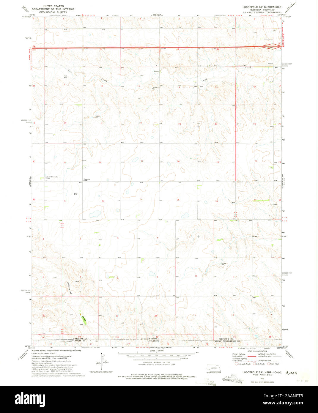 Lodgepole nebraska map hires stock photography and images Alamy