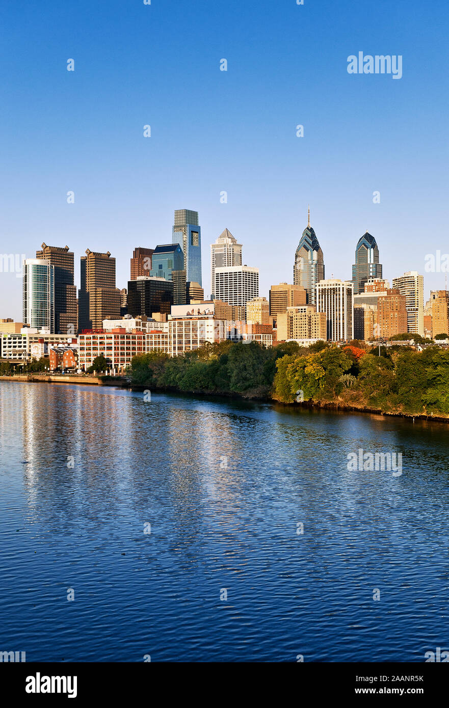 Philadelphia skyline, Pennsylvania, USA. Stock Photo