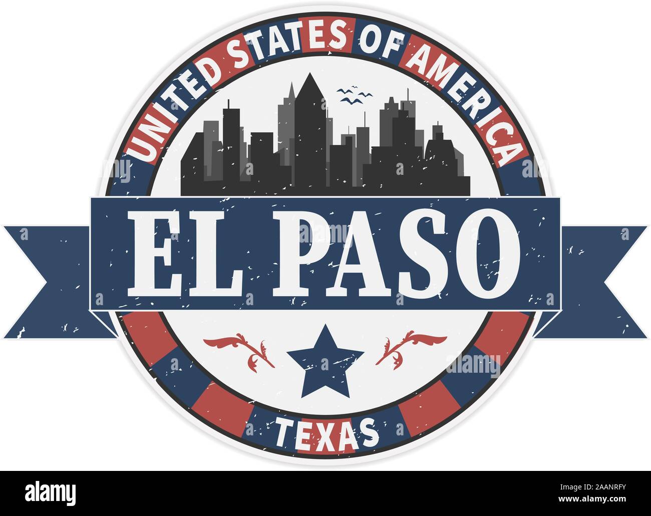 El Paso Texas Travel Stamp Icon Skyline City Design Tourism Stock Vector  Image & Art - Alamy