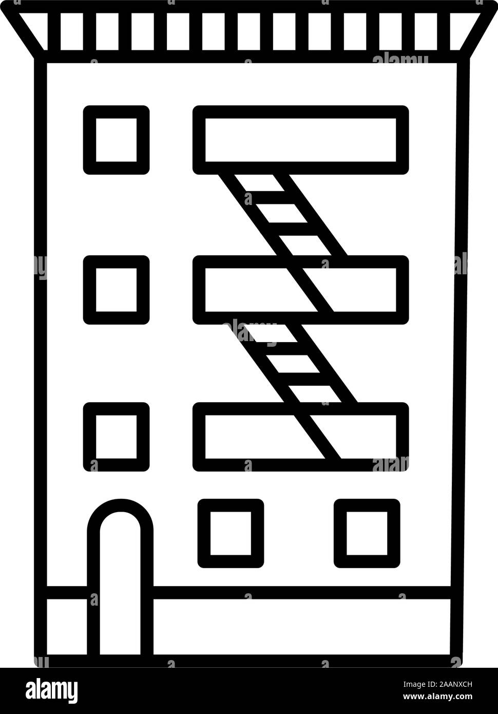 new york building line style icon Stock Vector Image & Art - Alamy