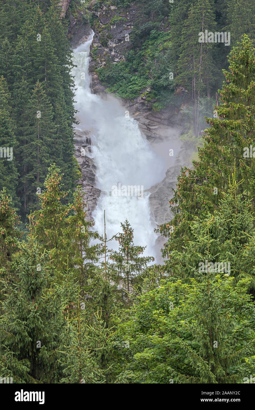 distant-view-of-the-lower-part-of-the-krimml-waterfalls-on-the-access