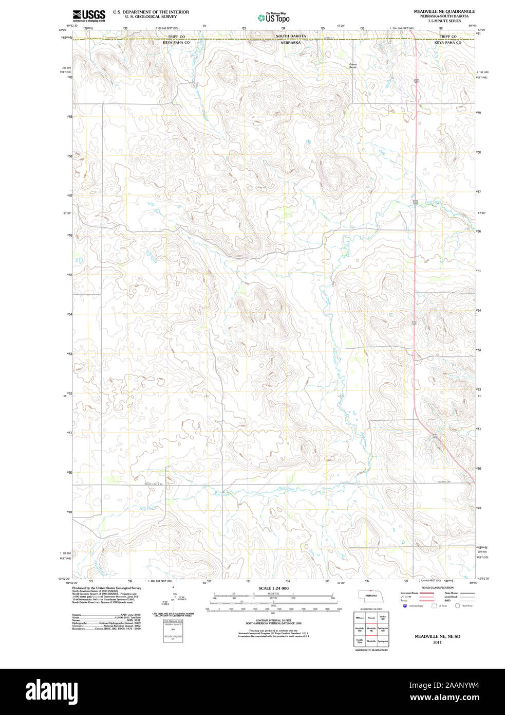 Map of meadville hi-res stock photography and images - Alamy