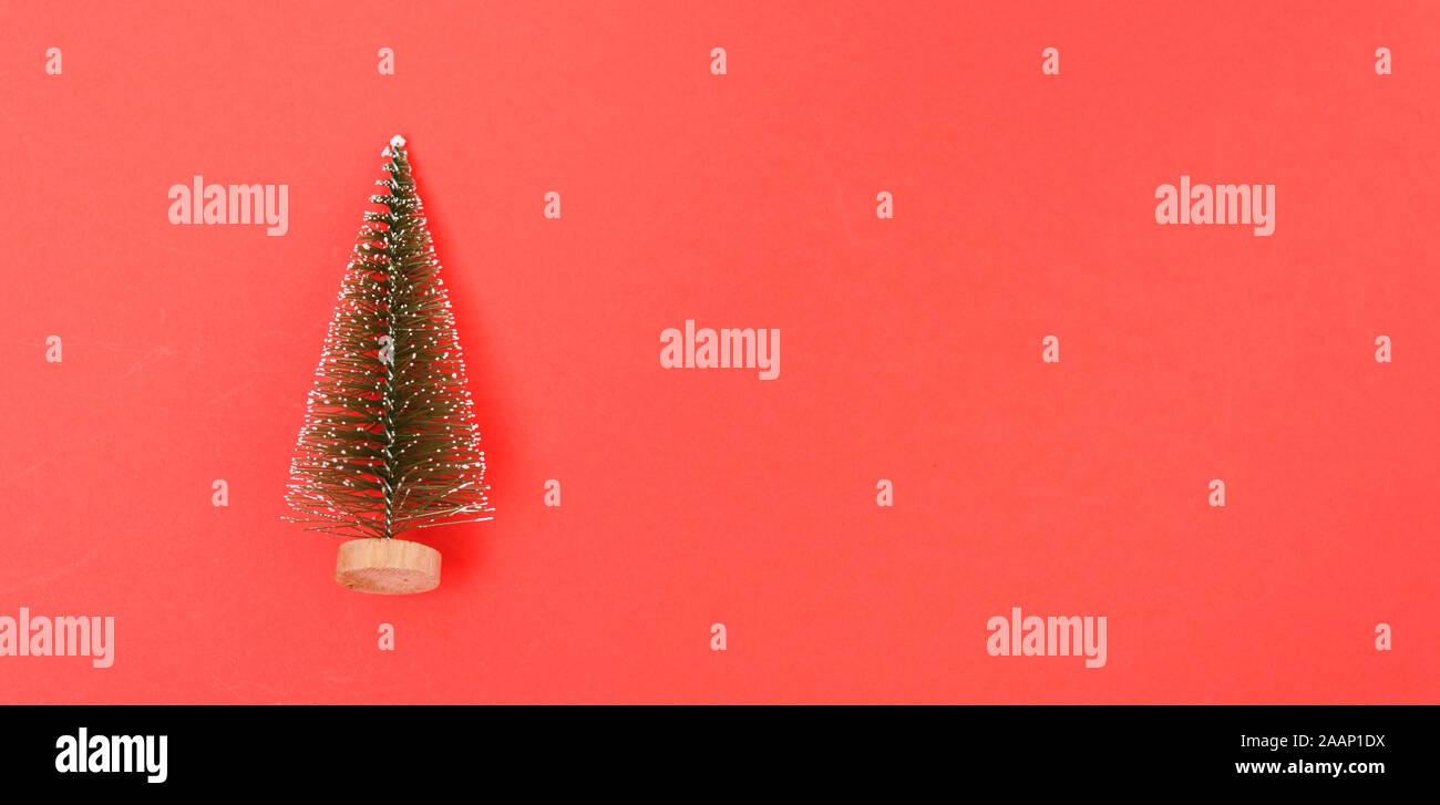 Christmas Holiday Theme With Small Christmas Trees Decorated On