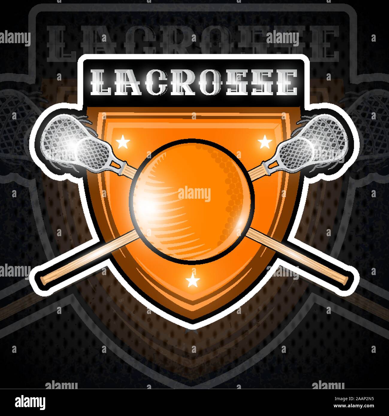 Lacrosse sticks crossing' Baseball Cap
