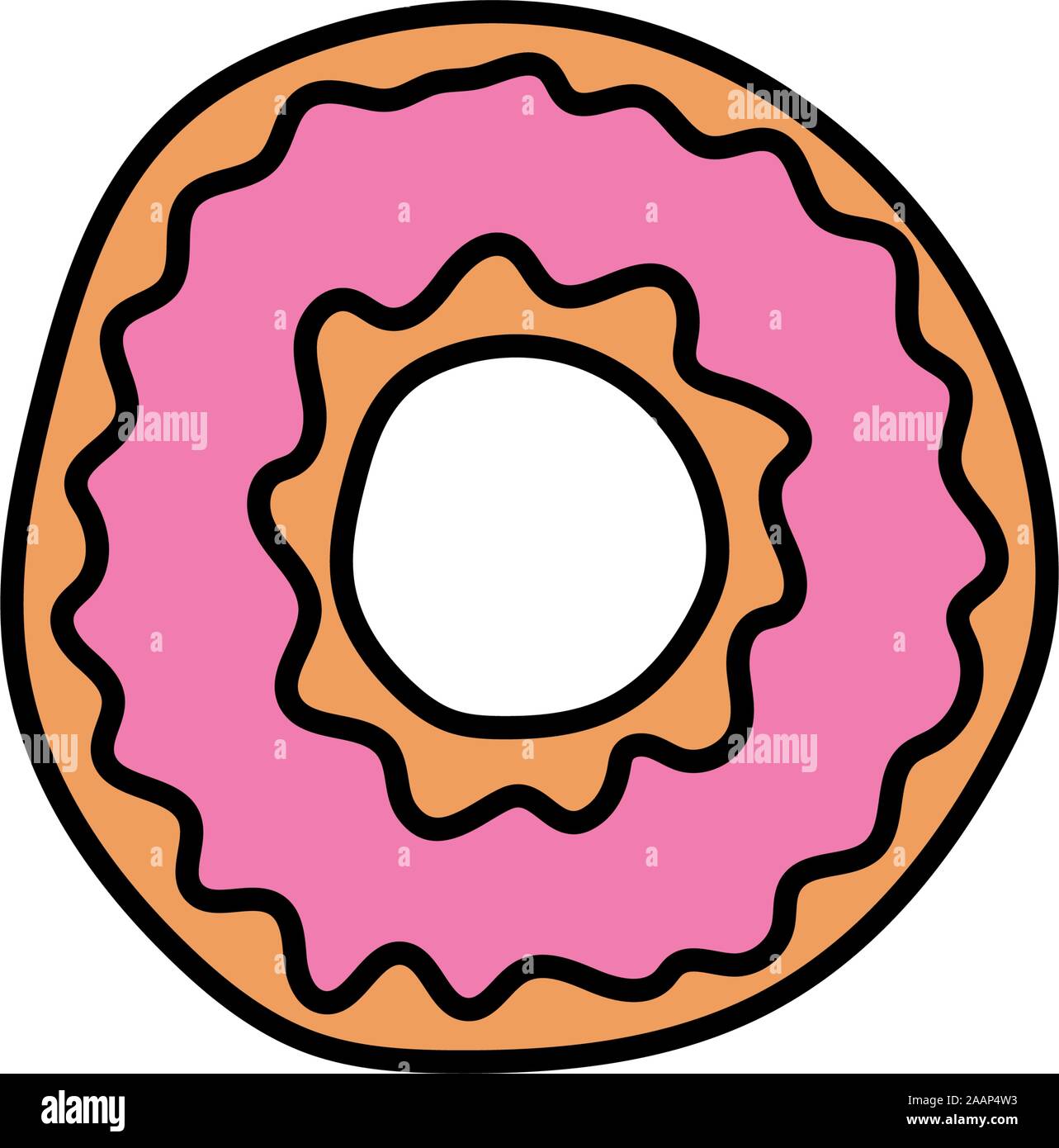delicious sweet donut bakery icon Stock Vector Image & Art - Alamy