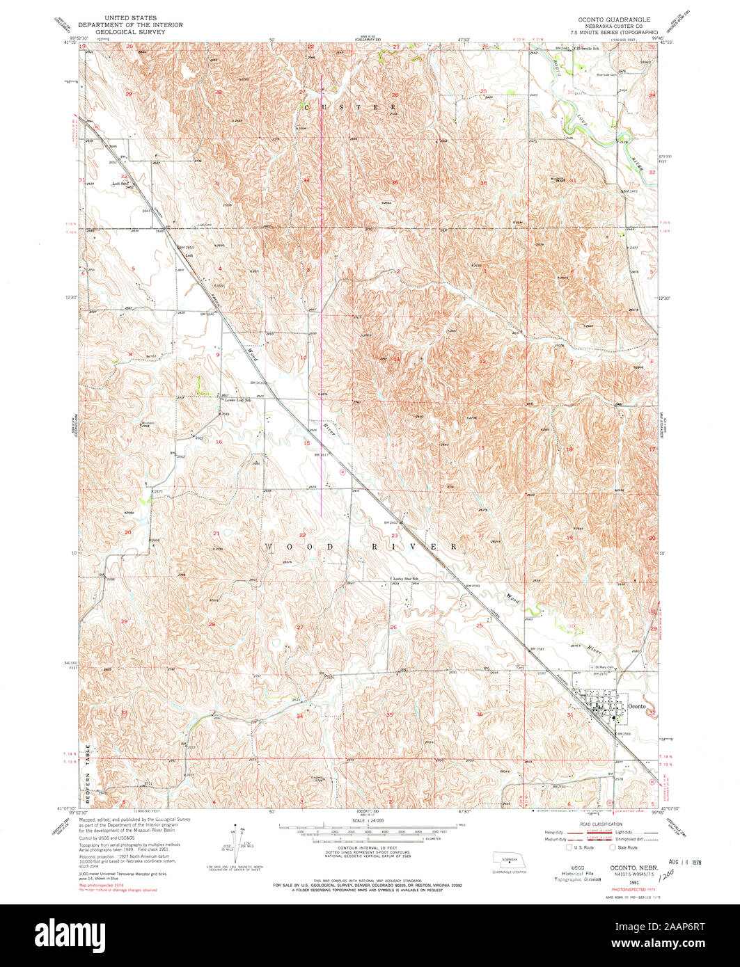Oconto map Cut Out Stock Images & Pictures Alamy